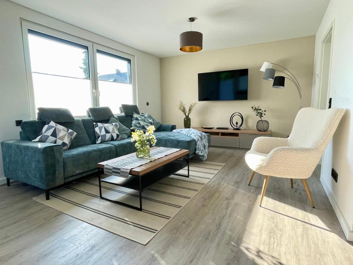Wellnesshome Fontaneweg Mit Sauna, Terrasse Und Garten Espelkamp-Mittwald Eksteriør bilde
